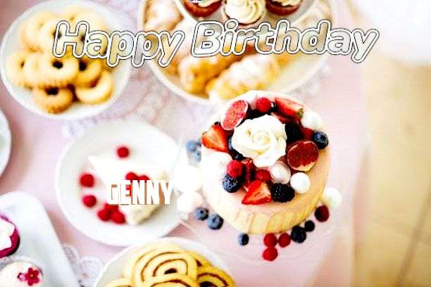 Happy Birthday Genny Cake Image
