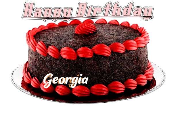 Happy Birthday Cake for Georgia
