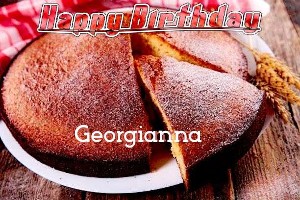 Happy Birthday Georgianna Cake Image