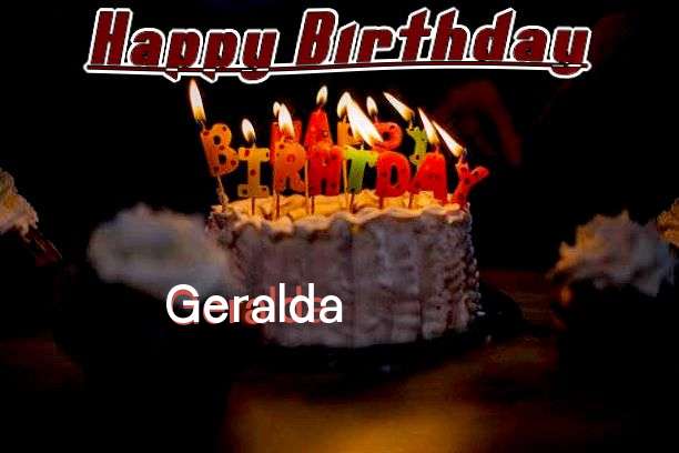 Happy Birthday Wishes for Geralda