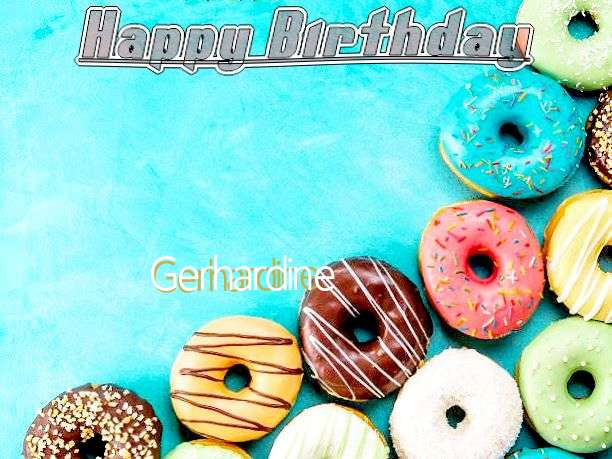 Happy Birthday Gerhardine