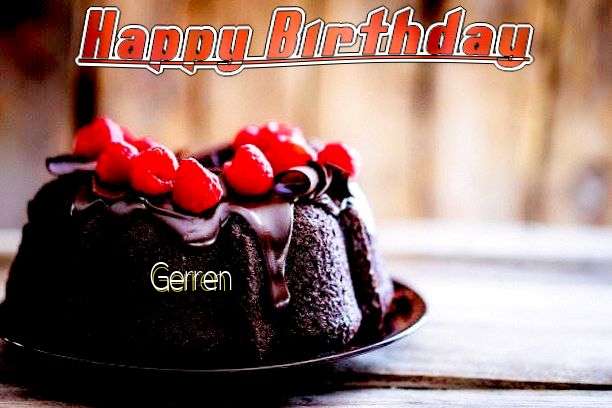 Happy Birthday Wishes for Gerren