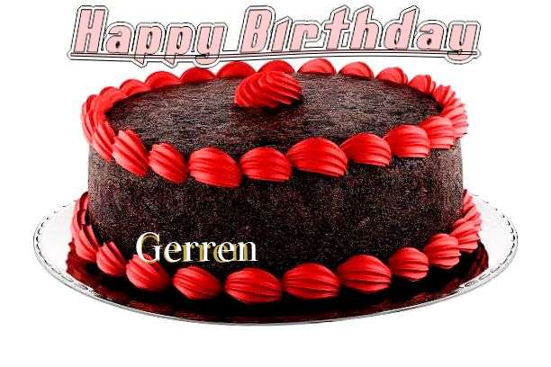 Happy Birthday Cake for Gerren