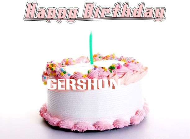 Birthday Wishes with Images of Gershon