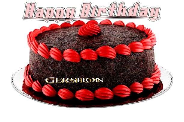 Happy Birthday Cake for Gershon