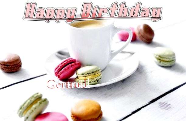 Happy Birthday Gertrud Cake Image