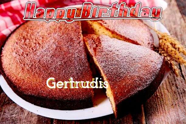 Happy Birthday Gertrudis Cake Image