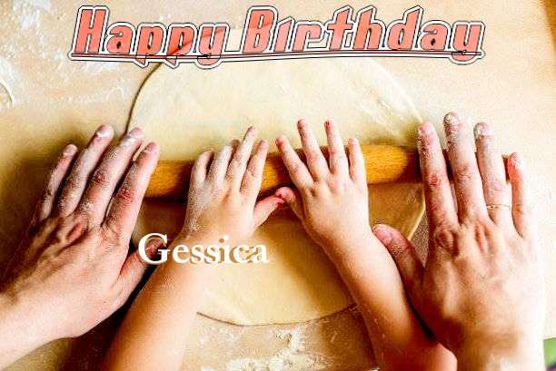 Happy Birthday Cake for Gessica