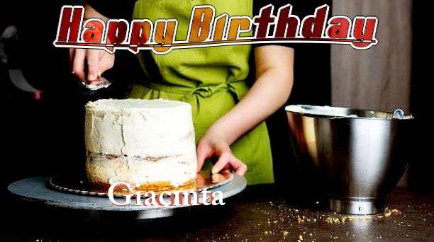 Happy Birthday Giacinta Cake Image