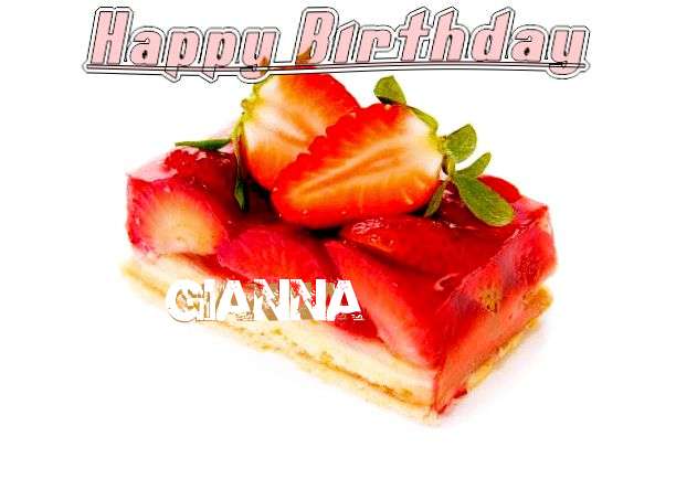 Happy Birthday Cake for Gianna