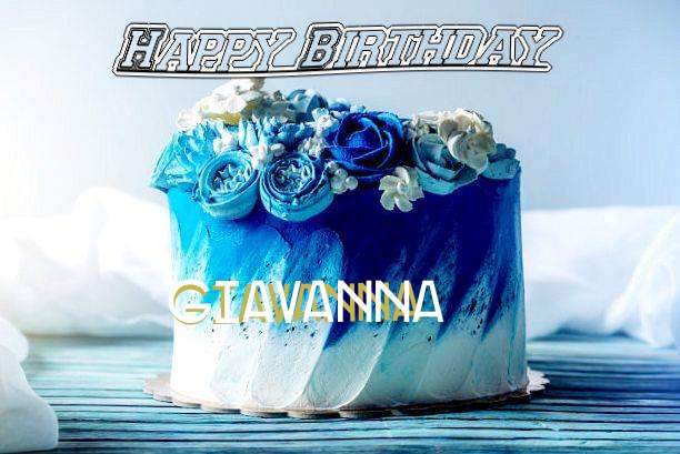 Happy Birthday Giavanna Cake Image