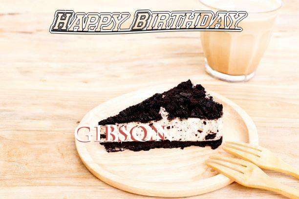 Birthday Wishes with Images of Gibson