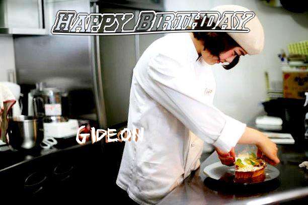 Happy Birthday Wishes for Gideon