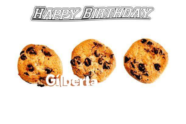 Birthday Wishes with Images of Gilberta