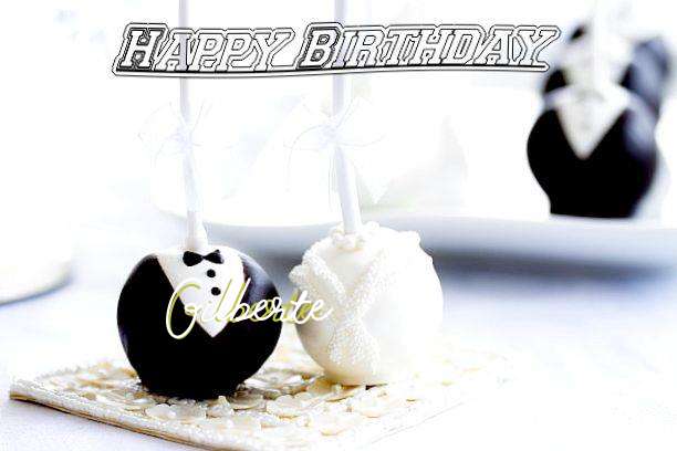 Happy Birthday Gilberte Cake Image