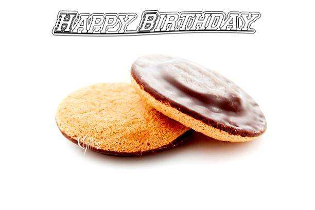 Happy Birthday Gillis Cake Image