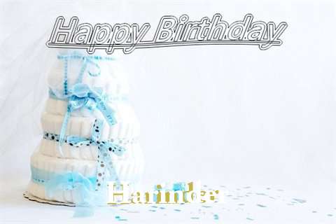 Happy Birthday Harinder Cake Image