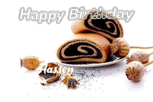 Happy Birthday Hassen Cake Image