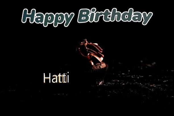Happy Birthday Hatti Cake Image