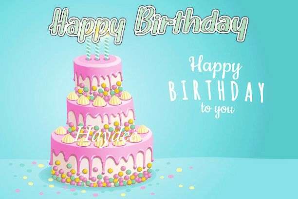 Happy Birthday Cake for Haydee