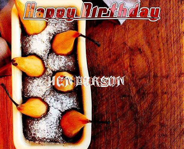 Happy Birthday Wishes for Henderson