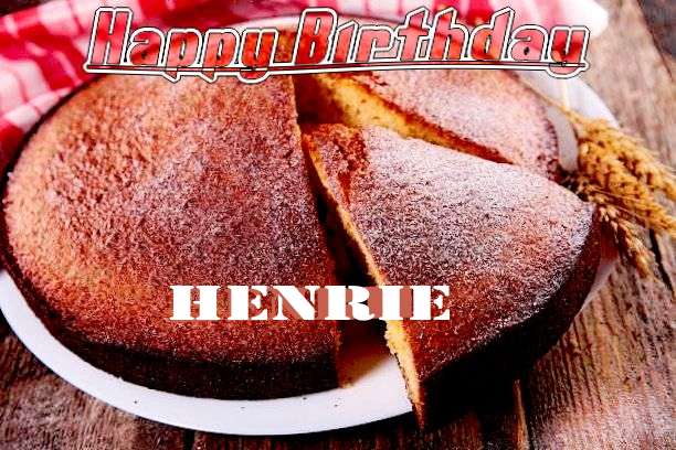 Happy Birthday Henrie Cake Image