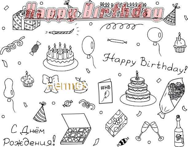 Happy Birthday Cake for Hermes