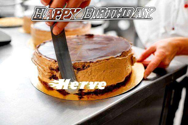 Happy Birthday Herve Cake Image
