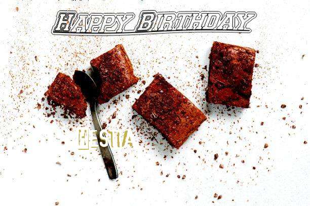 Happy Birthday Hestia Cake Image