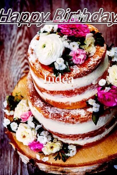 Happy Birthday Cake for Indea