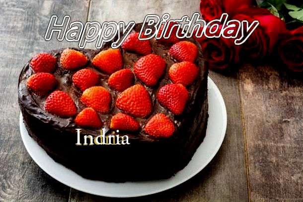 Happy Birthday Wishes for Indria