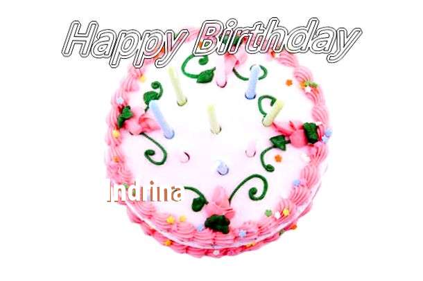 Happy Birthday Cake for Indrina