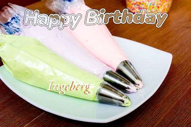 Happy Birthday Ingeberg Cake Image