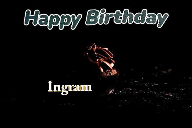 Happy Birthday Ingram Cake Image