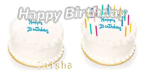 Happy Birthday Inisha Cake Image