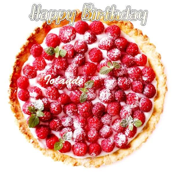 Happy Birthday Cake for Iolande