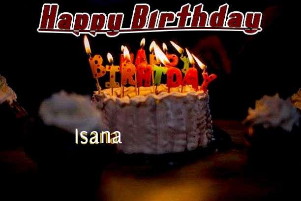 Happy Birthday Wishes for Isana