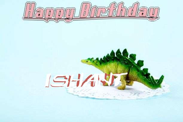 Happy Birthday Ishant Cake Image