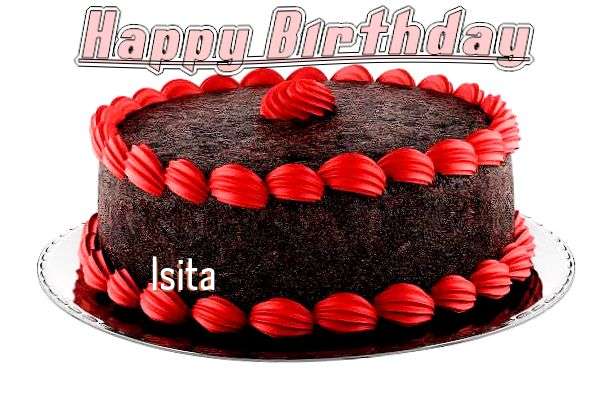 Happy Birthday Cake for Isita