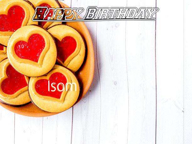 Birthday Wishes with Images of Isom