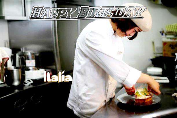 Happy Birthday Wishes for Italia