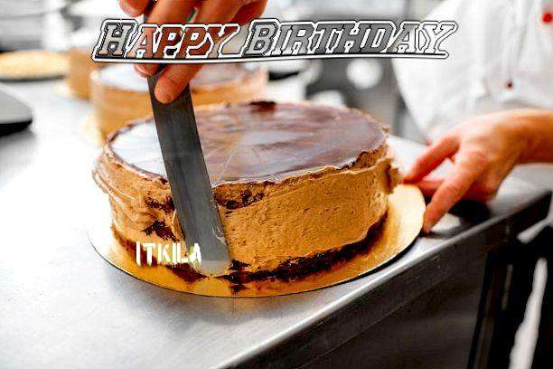 Happy Birthday Itkila Cake Image