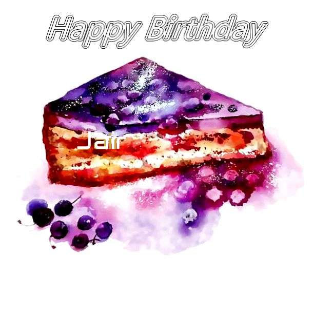 Birthday Wishes with Images of Jair