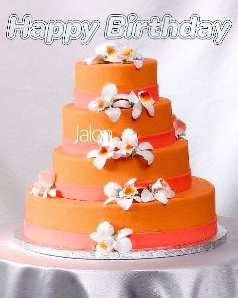 Happy Birthday Jalon Cake Image