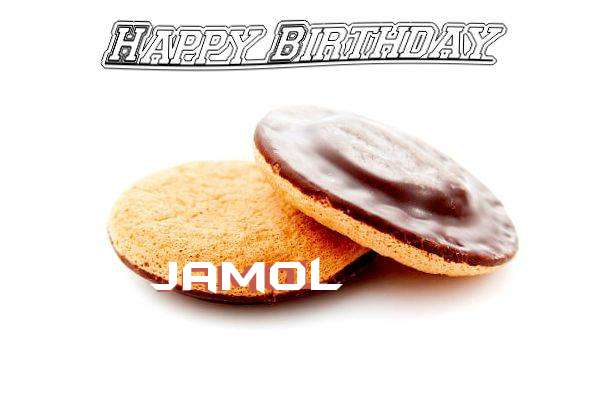 Happy Birthday Jamol Cake Image