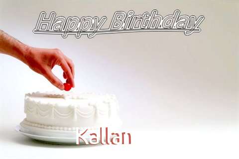 Happy Birthday Cake for Kallan
