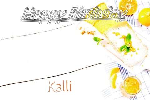 Birthday Wishes with Images of Kalli