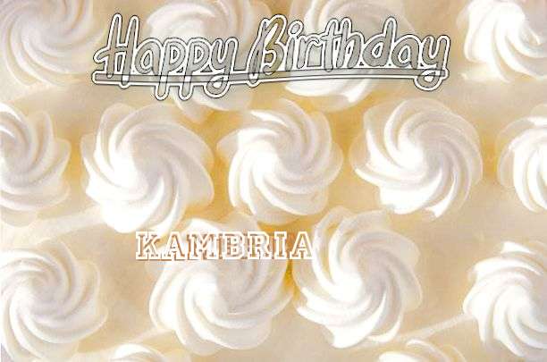 Happy Birthday to You Kambria