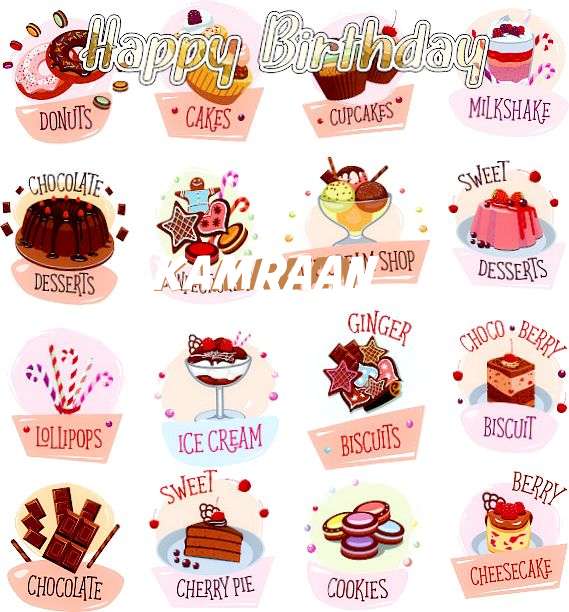 Happy Birthday Kamraan Cake Image