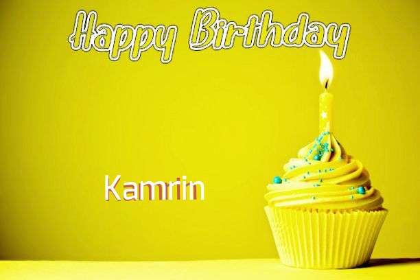 Happy Birthday Kamrin Cake Image